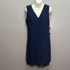 NWT Karl Lagerfeld Navy Dress Sz 6